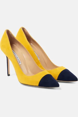 Manolo Blahnik Capcour 105 suede pumps