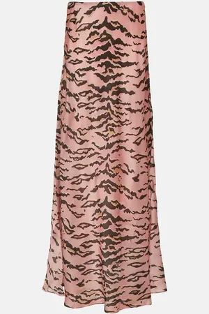 ZIMMERMANN Matchmaker tiger-print silk maxi skirt