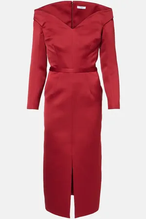 Safiyaa Asuman off-shoulder midi dress