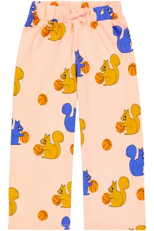 Mini Rodini Squirrels cotton jersey sweatpants