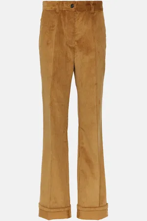 Miu Miu Low-rise cotton corduroy pants