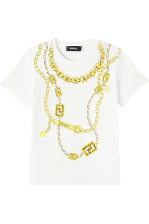 VERSACE Printed cotton jersey T-shirt