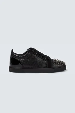 Christian Louboutin Louis Junior studded leather sneakers