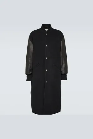 Jil Sander Cashmere and leather coat