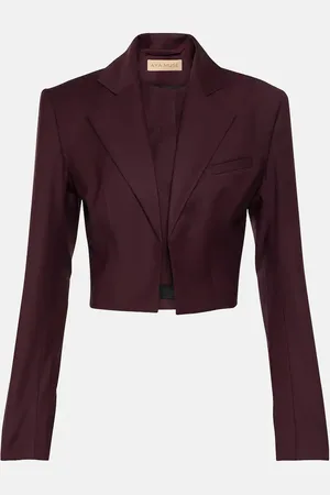 AYA MUSE Sylva cropped wool blazer