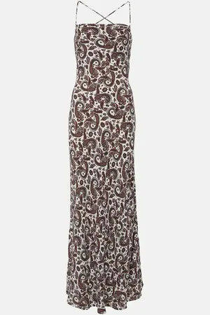 FAITHFULL THE BRAND Sisudo paisley midi dress