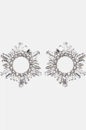 Amina Muaddi Begum Mini embellished earrings