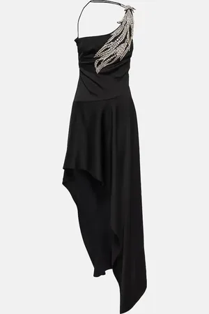 Stella McCartney Embellished halterneck mdi dress