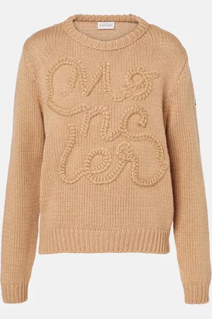 Moncler Logo embroidered cotton sweater