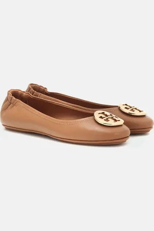 Tory Burch Minnie Travel leather ballet flats