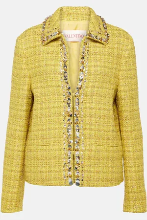 VALENTINO Embellished tweed jacket