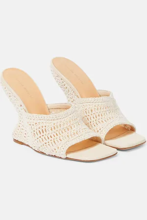 MAGDA BUTRYM Crochet wedge sandals