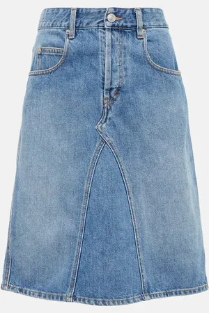 Marant Etoile Fiali denim midi skirt