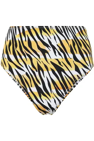 Reina Olga Hutton tiger-print bikini bottoms