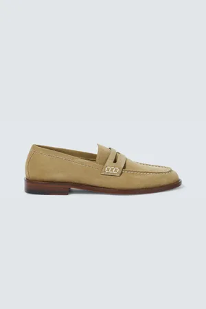 Manolo Blahnik Perry suede loafers