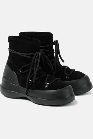 Moon Boot Luna Low suede snow boots