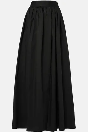 Adriana Degreas Gathered cotton maxi skirt