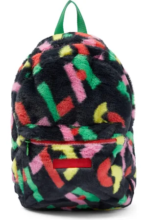 Stella McCartney Printed faux fur backpack