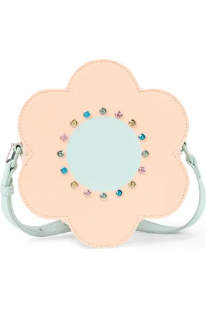 Stella McCartney Floral faux leather shoulder bag
