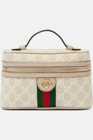 Gucci Ophidia Mini leather-trimmed shoulder bag