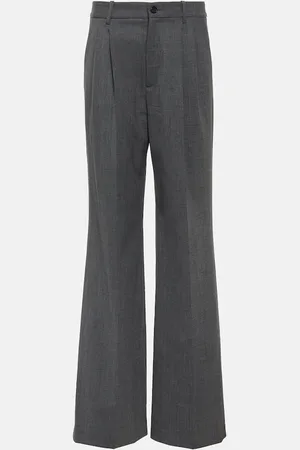 NILI LOTAN Flavie wool-blend wide-leg pants