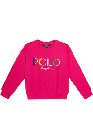 Ralph Lauren Logo embroidered cotton-blend sweater