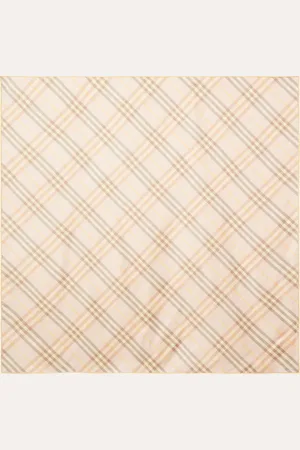 Burberry Check silk scarf