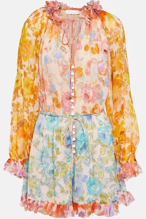 ZIMMERMANN Raie floral playsuit