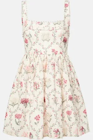 Agua by Agua Bendita Barbara floral linen minidress