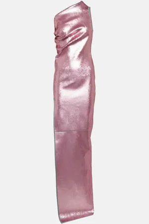 Rick Owens One-shoulder sequined gown