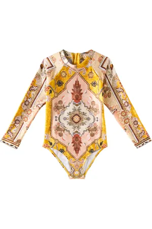 ZIMMERMANN Wylie printed rashguard swimsuit