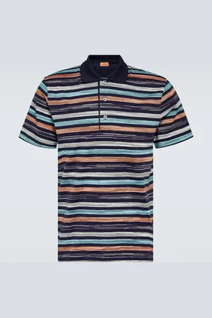Missoni Striped cotton polo shirt