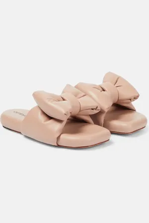 OFF-WHITE Padded nappa slippers