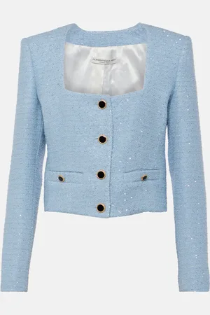 Alessandra Rich Sequined tweed jacket