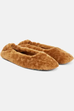 DRIES VAN NOTEN Shearling ballet flats