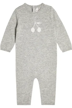 BONPOINT Baby intarsia cashmere bodysuit