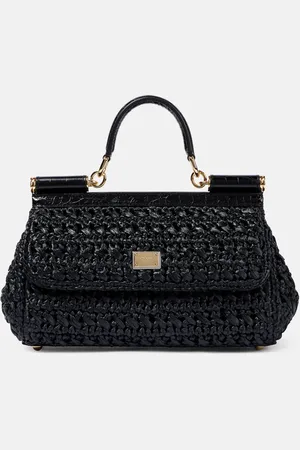 Dolce & Gabbana Sicily Medium raffia tote bag