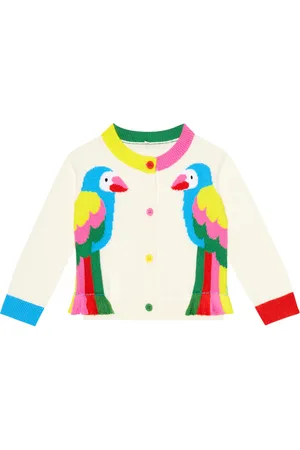 Stella McCartney Baby intarsia cotton cardigan