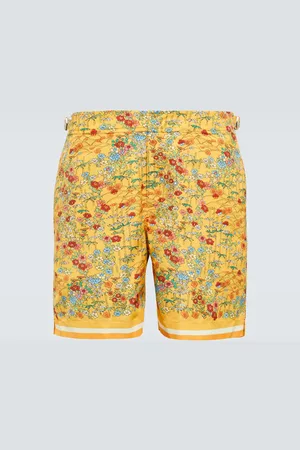 Orlebar Brown Bulldog floral swim trunks