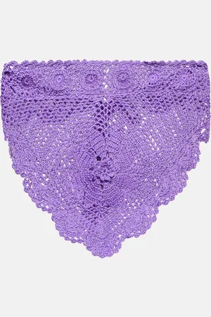 ANNA KOSTUROVA Triangular crochet top