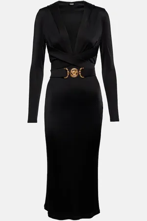 VERSACE Medusa Biggie hooded midi dress
