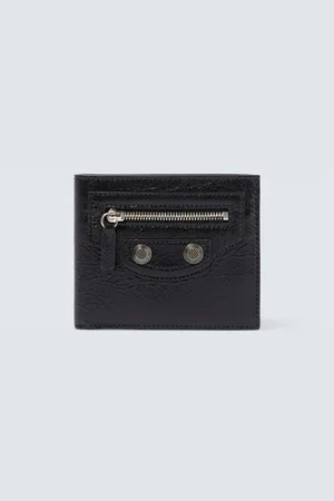 Balenciaga Le Cagole square folded leather wallet