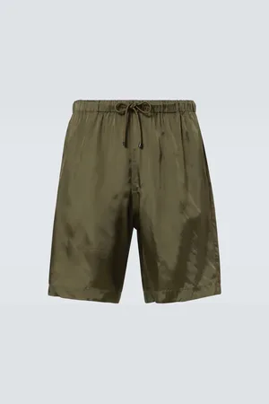 DRIES VAN NOTEN Metallic shorts