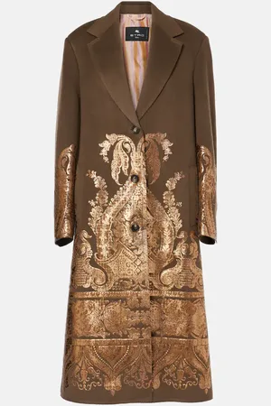 Etro Paisley wool and cashmere coat