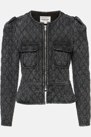 Marant Etoile Deliona quilted denim jacket