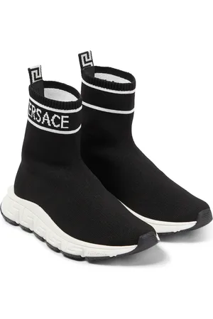 VERSACE Logo sock sneakers