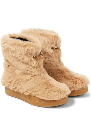 Il gufo Faux fur ankle boots