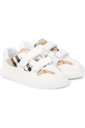 Burberry Checked leather sneakers