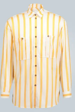 King & Tuckfield Oversized striped shirt