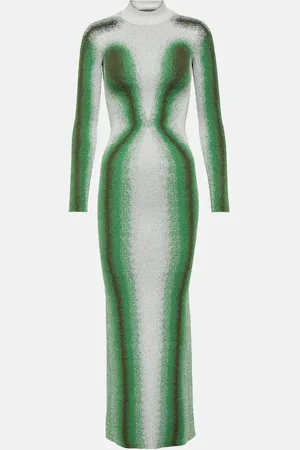 Y / PROJECT Printed knit maxi dress